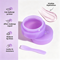 Baume à lèvres en gel aux herbes de haute qualité, ingrédients biologiques, hydratant et éclaircissant pour tous types de peau, atténue les ridules des lèvres