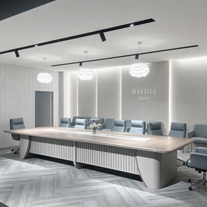 Kommerzielles Innenarchitektur-Design Glas-Trennwand Holzmöbel Layout 3D-Grundriss-Rendering für Büro-Renovierungsprojekt - Product Image 4