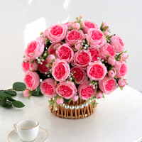 Seidenrosen Hochwertige Künstliche Pfingstrosen Deko-Blumen Großhandel Arrangement Bouquet Künstliche Pfingstrosen in Großmengen