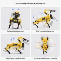 MechDog AI ESP32, robot chien quadrupède programmable open-source avec de grands modèles d'IA pour la vision, la voix et la préhension