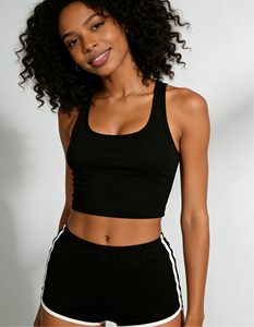 Pantalones Cortos de Dormir para Mujer, Paquete de 3, Corte Regular, Transpirables, Mezcla de Poliéster y Elastano, Cintura Elástica, para Uso Diario en Casa - Product Image 1