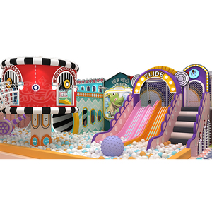 Equipo de Juegos de Alta Calidad con Tobogán LED, Tobogán con Forma de Cuerno y Tobogán en Forma de S en un Solo Parque Infantil, Proyecto Temático Colorido - Product Image 6