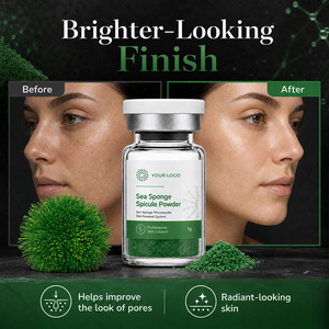 คอลลาเจนเปปไทด์บำรุงผิวที่เสื่อมสภาพยาวนานสนับสนุนฟองน้ำทะเล Microneedle sponule Powder ติดฉลากส่วนตัว - Product Image 2