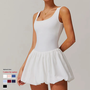 Vestido Deportivo <span class=keywords><strong>de</strong></span> Dos Piezas Under Lulu Custom Woven Naked Feeling para Mujer, Falda Antiescarcha para Correr al Aire Libre, Fitness y Tenis - Product Image 3