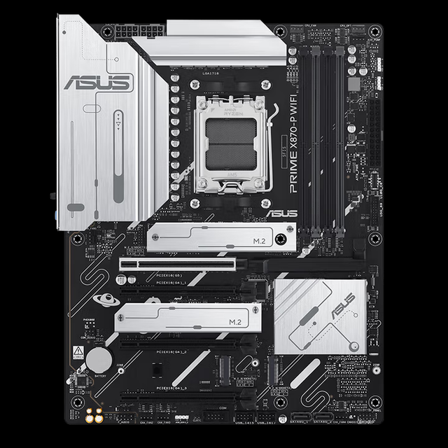 X870-P WIFI AMD Chipset PCIe 5.0 DDR5 Wi-Fi 7 9000 Series DIY ATX Motherboard for Desktop Integrated Graphics Motherboard