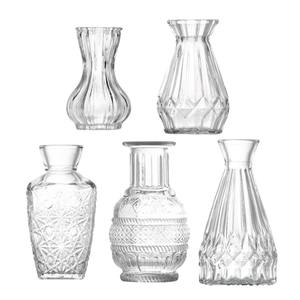Custom Modern Nordic Floral Floor Vase High Borosilicate Glass Small Mini Clear Unique Design High Temperature Resistance Bulk - Product Image 4