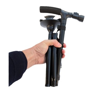 ไม้เท้าพับได้ Cleye รุ่น 802 สีดำ สำหรับผู้สูงอายุ พร้อมไฟส่องสว่าง - Product Image 5