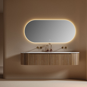 <span class=keywords><strong>Miroir</strong></span> <span class=keywords><strong>de</strong></span> <span class=keywords><strong>salle</strong></span> <span class=keywords><strong>de</strong></span> <span class=keywords><strong>bain</strong></span> LED intelligent à écran tactile moderne <span class=keywords><strong>de</strong></span> luxe 2026, anti-buée, mural, éclairé, pour coiffeuse - Product Image 1