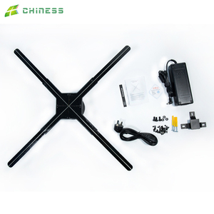 Equipo de publicidad de holograma empalmado de sincronización de 65cm, proyector holográfico Wifi 3D con pantallas digitales, ventilador 3D - Product Image 4