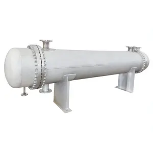 Tube Condenser Titanium Shell and Tube Heat Exchanger For Cooling Alkaline Solution