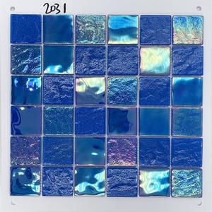 2026 Fabrika Tedarikli Beyaz Sınıf Mozaikler Yüzme Havuzu Fayansları Dekoratif Sıcak Eriyen Cam Mozaik Duvar Fayansları - Product Image 6