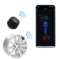 Système de surveillance de pression des pneus numérique pour vélo avec capteur externe Bluetooth, moniteur de pression des pneus de moto, batterie remplaçable, durée de vie de 2 ans, IP67, OEM