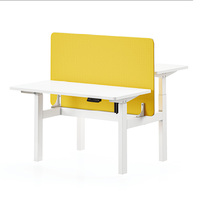 Bureau de travail électrique moderne pour ordinateur, réglable en hauteur, pour personnel, poste de travail assis-debout, table d'étude, mobilier de bureau