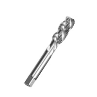 Taraud à spirale avec évacuation lisse des copeaux - Manuelle, en acier inoxydable 304, compatible avec divers matériaux