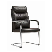 Chaise de bureau exécutive à dossier haut Appui-tête réglable Chaise pivotante en cuir ergonomique pour Chaise de conférence Bureau Silla De