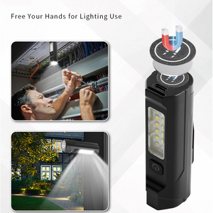 Mini không thấm nước xách tay kép nguồn cầm tay xách tay <span class=keywords><strong>Keychain</strong></span> <span class=keywords><strong>LED</strong></span> sạc với nam châm laser màu đỏ đèn pin chiến thuật - Product Image 3