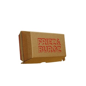 Bán buôn biểu tượng tùy chỉnh thân thiện với môi cấp thực phẩm bao bì các tông sóng, bánh hamburger và Pháp Fry hộp giấy - Product Image 6