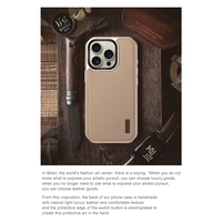 Meilleure vente de coque arrière en cuir souple antichoc compatible avec l'iPhone 15/16Pro Max