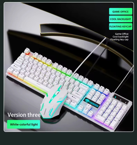 Lighting Home Desktop Game Mechanical <b>Keyboard</b> LED Backlit <b>Keyboard</b> with <b>Mouse</b> Combination - Product Image 5