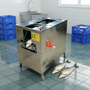 Máquina Desescamadora de Pescado Totalmente Automática de Acero Inoxidable con Cepillo Giratorio para Restaurantes y Fábricas - Product Image 3