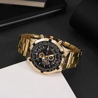 IStapromo Cadeaux Ensemble 3 Pièces Luxe Mode Montre Homme Montre Business Quartz Homme Bracelet Collier Homme