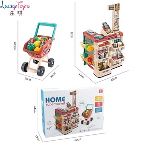 <span class=keywords><strong>Jouet</strong></span> de supermarché d'imitation avec scanner, <span class=keywords><strong>caisse</strong></span> <span class=keywords><strong>enregistreuse</strong></span> et aliments pour garçons et filles de 4 à 9 ans, <span class=keywords><strong>jouet</strong></span> éducatif en plastique pour jeu de rôle amusant - Product Image 6