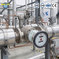 Medidor de Flujo de Paletas Deslizantes de Gran Calibre sin Tubería Recta para Estadísticas de Flujo en Tuberías de Aceite Residual de Refinerías