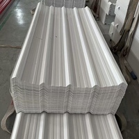 Tôles de Toiture en Acier Ondulé Couleur RAL 1000mm 0.4mm Prix de Gros pour la Construction