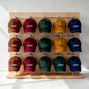 Gorra de Béisbol de Lujo de Alta Calidad, 6 Paneles, 100% Algodón Suede, Estilo Dad Hat de Perfil Bajo, Gorra Deportiva de Moda Hip Hop, Gorras de Suede - Product Image 1