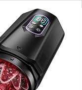 Mainan Seks Dewasa Pocket <span class=keywords><strong>Pussy</strong></span> untuk Pria, Mesin Seks dengan 7 Mode Hisap, Dorong, Putar & Jilat, Perlengkapan Mandi - Product Image 2