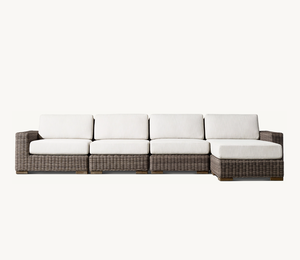BIARRITZ - Meubles de jardin en rotin modernes pour hôtels, balcons, villas et terrasses - Vente chaude usine - Product Image 1