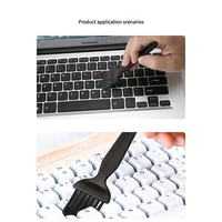 Compra al contado Cepillo antiestático 6 en 1 Mango compacto para la limpieza del hogar. Cepillo Extractor de humo y limpieza de teclado