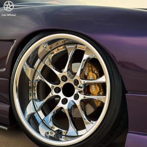 ล้อฟอร์จ 2 ชิ้น ขนาด 18 19 20 21 22 นิ้ว 5x114.3 ขอบลึก โครเมียม สำหรับ 350Z Silvia S14 - Product Image 1