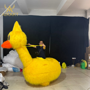 Meilleure vente gonflable longue peluche canard autruche <span class=keywords><strong>oiseau</strong></span> Costume pour <span class=keywords><strong>échasse</strong></span> spectacle activité - Product Image 6