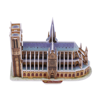 Puzzle 3D - Architecture Mondialement Célèbre - Modèle de la Cathédrale Notre-Dame de Paris - Puzzles 3D - Jouets - Cadeaux - Attractions Touristiques