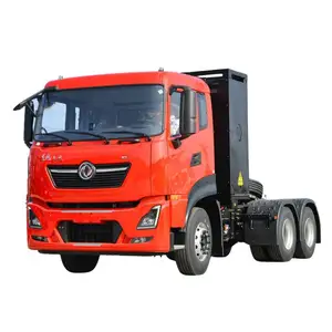 Dongfeng veículo comercial Tianlong KL 6X4 EV caminhão padrão edição elétrica pura resistente 6x4 caminhão trator comercial