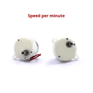 Мотор-редуктор постоянного тока 24 мм, 3-6 В, низкоскоростной, с высоким крутящим моментом, для роботов, вращающихся дисплеев, поделок и рекламных световых коробов - Product Image 4