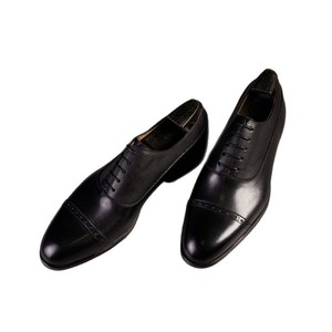 Scarpe Oxford in Vera Pelle Fatte a Mano in Italia, Stile Britannico, Formali da Cerimonia, con Tre Giunti, per Matrimonio - Product Image 6