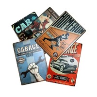 Panneau métallique personnalisé en relief, panneau métallique vintage, affiche métallique rétro, panneau en étain sur mesure, vente en gros pour la décoration murale de bars et garages