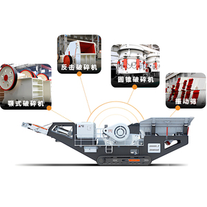 Mới hoàn chỉnh Granite Vàng quặng Máy Nghiền dây chuyền sản xuất Crawler loại điện thoại di động hàm Máy Nghiền động cơ động cơ mang bánh tất cả mới - Product Image 2