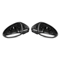 Coques de rétroviseurs latéraux en fibre de carbone sèche préimprégnée (LHD) 2017-2021, moulées en métal, pour Porsche 971 – Pièces de tuning extérieur
