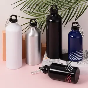 Werbe camping Beste hochwertige Wandern Laufen Drops hipping Marke Aluminium Wasser flasche