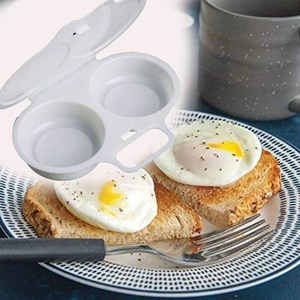 New Egg Steamer forno a microonde forma rotonda Egg Steamer Cooking Mold Egg bracconiere - Product Image 2