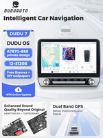 Lecteur multimédia de voiture hôte à double bouton MEKEDE DUDU7 12 + 512G Car-play Android Auto GPS pour Universal toyota Honda VW Hyundai