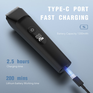 เครื่องตัดขน 5 in 1 รุ่นใบมีดรูปตัวยู พร้อมหน้าจอดิจิตอล แบบชาร์จไฟ สำหรับผู้ชายและผู้ใหญ่ - Product Image 2