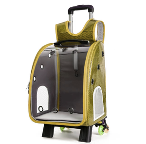 กระเป๋าใส่สัตว์เลี้ยงระบายอากาศได้แบบใหม่กระเป๋าเป้สะพายหลังสุนัขลูกแมวอวกาศกระเป๋าเป้สะพายหลังสำหรับแมวแคปซูลมีหน้าต่าง - Product Image 1