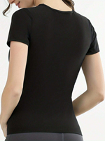 Chemise de sauna pour femmes, manches courtes, combinaison de transpiration, chemises de compression, haut de sport pour la perte de poids, body shaper, usage domestique