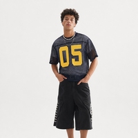 T-shirts en maille 100 % polyester pour hommes, coupe ample, impression sérigraphique, maillot de sport – Vente en gros