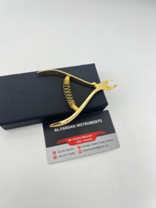 24K Gold Plated <b>Cuticle</b> Nail Nipper with Spring Curved Sharp Blade Custom Logo Manicure Pedicure Toe Finger Nail <b>Cutter</b> Clipper - Product Image 5