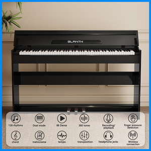 คีย์บอร์ดเปียโนดิจิตอลแบบตั้งตรง BLANTH Professional Acoustic 88 คีย์ พร้อมระบบ Hammer Action และแป้นเหยียบ Sustain/Sostenuto/Soft - Product Image 2